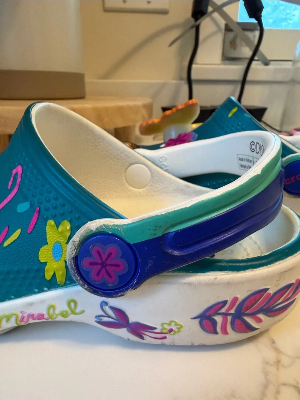 CROCS Kids Disney Encanto with Colorful Charms and light up Butterfly